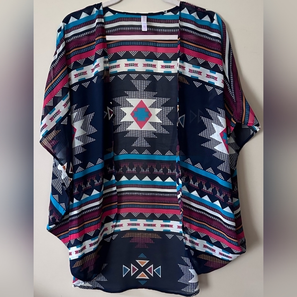 Xhilaration Tribal Print Kimono